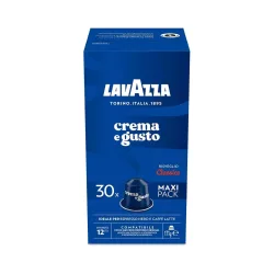 Lavazza Crema e Gusto Classico Kaffee 30 Aluminium Kapseln (für Nespresso® Haushaltsmaschinen) Kaffee Kapseln 30 Stück – Diverse