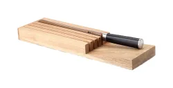 Continenta 30518 Messerblock für Schublade Gummibaumholz