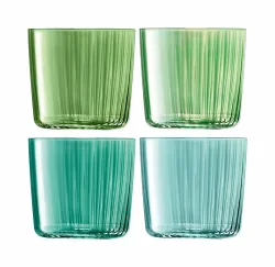 LSA Gems Tumbler 310ml Glas 4-tlg. Jadegrün