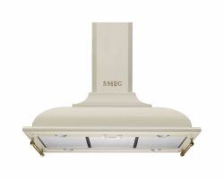Smeg KCI19POE Inselhaube – Inselhaube/Dunstabzugshaube Insel – creme