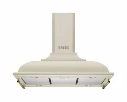 Smeg KCI19POE Inselhaube – Inselhaube/Dunstabzugshaube Insel – creme