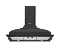 Smeg KCI19AOE Inselhaube – Inselhaube/Dunstabzugshaube Insel – anthrazit