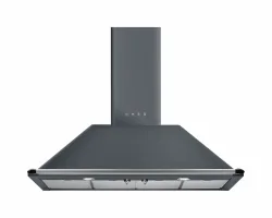 Smeg KT110GRE Dunstabzugshaube 60cm – Wandhaube/Dunstabzugshaube Wand – grau