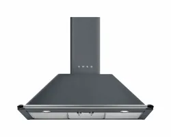 Smeg KT90GRE Dunstabzugshaube 60cm – Wandhaube/Dunstabzugshaube Wand – grau