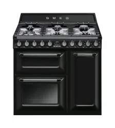 Smeg Victoria TR93BL Freistehender Herd – Gasherd freistehend – schwarz