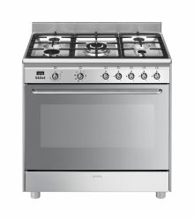Smeg Classici SCD90MFX9-1 Freistehender Herd – Gasherd freistehend – edelstahl