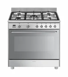 Smeg Classici SCD90MFX9-1 Freistehender Herd – Gasherd freistehend – edelstahl