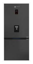 Beko KG730 Kühl-Gefrierkombination – Kühlschrank mit Gefrierfach freistehend – dark inox