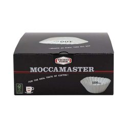 Moccamaster Korb-Kaffeefilter 100 Stück – Diverses Kaffeemaschinen & Teemaschinen Zubehör – weiss