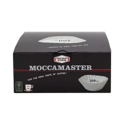 Moccamaster Korb-Kaffeefilter 100 Stück – Diverses Kaffeemaschinen & Teemaschinen Zubehör – weiss