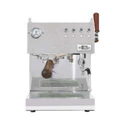 Ascaso STEEL DUO PLUS Shine & Wood Siebträgermaschine – Siebträgermaschine/Espressomaschine – chrom