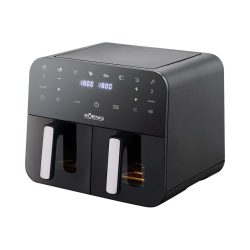 Koenig Quick & Pure 5 2x 4.5L Heissluftfritteuse – Airfryer - Friteuse – schwarz