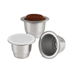 CAPS ME Nespresso Pods 3 Stück Nespressokapseln – Diverses Kaffeemaschinen & Teemaschinen Zubehör – edelstahl