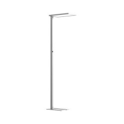 CONTINI, Büromöbel, CONTINI LED Büro-Stehleuchte Morelux dimmbar silber, Produkte & Wohnen