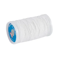 Prym Elastic-N&auml;hfaden, weiss 0.5 mm, Karte 20 m