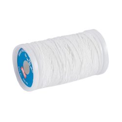 Prym Elastic-N&auml;hfaden, weiss 0.5 mm, Karte 20 m