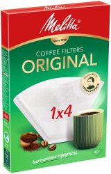 Melitta Filtertüten 1x4/40 Weiss