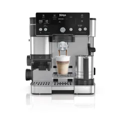 Ninja ES501CH Luxe Café Essential Kaffeemaschine – Siebträgermaschine/Espressomaschine – edelstahl / schwarz