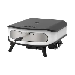 Cozze 90572 Gas-Pizzaofen 17 inch – Pizza Ofen – schwarz / weiss