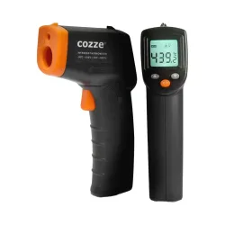 Cozze 90340 Infrarot-Thermometer – Grill Ablage/Grill Rollwagen/Grill Erweiterung – schwarz