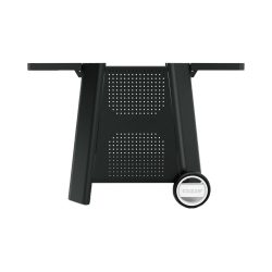 Cozze Outdoor-Tisch 90532 Grillzubehör – Grill Ablage/Grill Rollwagen/Grill Erweiterung – schwarz