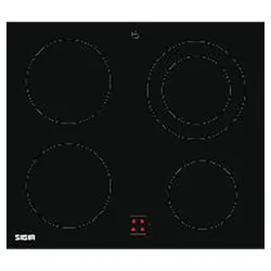 Sibir GK4240F BlackDesign Kochfeld – Glaskeramik Kochfeld herdgesteuert