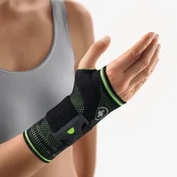 BORT ManuBasic Sport Bandage re.large schw/grün 1 St Bandage