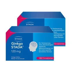Ginkgo STADA 120 mg Doppelpack 2X120 St Filmtabletten