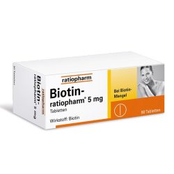 Biotin-ratiopharm 5 mg 90 St Tabletten