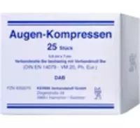 AUGENKOMPRESSEN 5,8x7 cm unsteril 25 St Kompressen