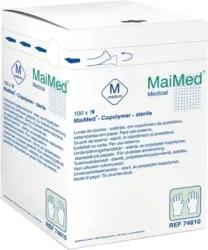 MaiMed Copolymer Handschuhe steril Größe M einzeln verpackt 100 St Handschuhe