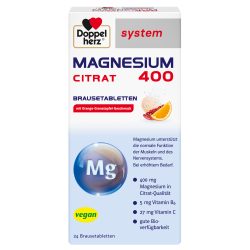 Doppelherz system MAGNESIUM CITRAT 400  24 St Brausetabletten