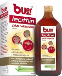 BUER LECITHIN Plus Vitamine flüssig 500 ml Flüssigkeit