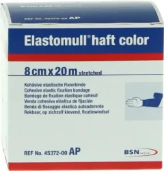 ELASTOMULL haft color 8 cmx20 m Fixierb.blau 1 St Binden
