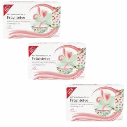 H&S Wohlfühltee Früchtetee mit Vitamin C 3er Set 3X20X2,7 g Filterbeutel