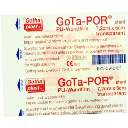 GOTA-POR PU Wundfilm 7,2x5 cm steril Pflaster 1 St Pflaster
