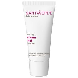 SANTA VERDE cream rich aloe vera ohne Duft 30 ml Creme