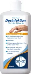 HÄNDEDESINFEKTION flüssig Spenderflasche Param 500 ml Flaschen
