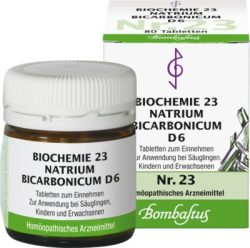 BIOCHEMIE 23 Natrium bicarbonicum D 6 Tabletten 80 St Tabletten