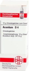 ACONITUM D 4 Globuli 10 g Globuli