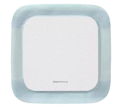 BIATAIN Silicone Ag Schaumverband 12,5x12,5 cm 5 St Verband