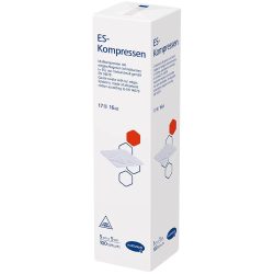 ES-KOMPRESSEN unsteril 5x5 cm 16fach 100 St Kompressen