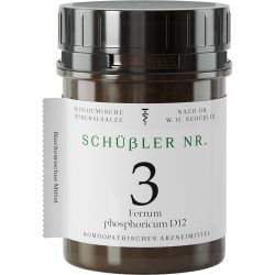 Schüssler Nr.3 Ferrum Phosphoricum D 12 Tabletten  200 St Tabletten