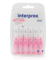 INTERPROX reg nano rosa Interdentalbürste Blister 6 St Zahnbürste