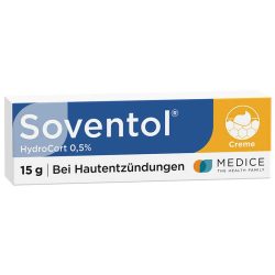 Soventol HydroCort 0,5% bei akuten Hautentzündungen 15 g Creme