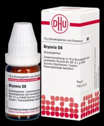 BRYONIA D 8 Globuli 10 g Globuli