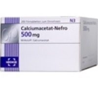 CALCIUMACETAT NEFRO 500 mg Filmtabletten 200 St Filmtabletten