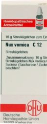 NUX VOMICA C 12 Globuli 10 g Globuli