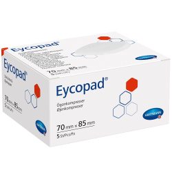 EYCOPAD Augenkompressen 70x85 mm unsteril 5 St Kompressen