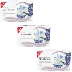 H&S Wohlfühltee Abwehrkraft mit Vitamin C 3er Set 3X20X1,8 g Filterbeutel